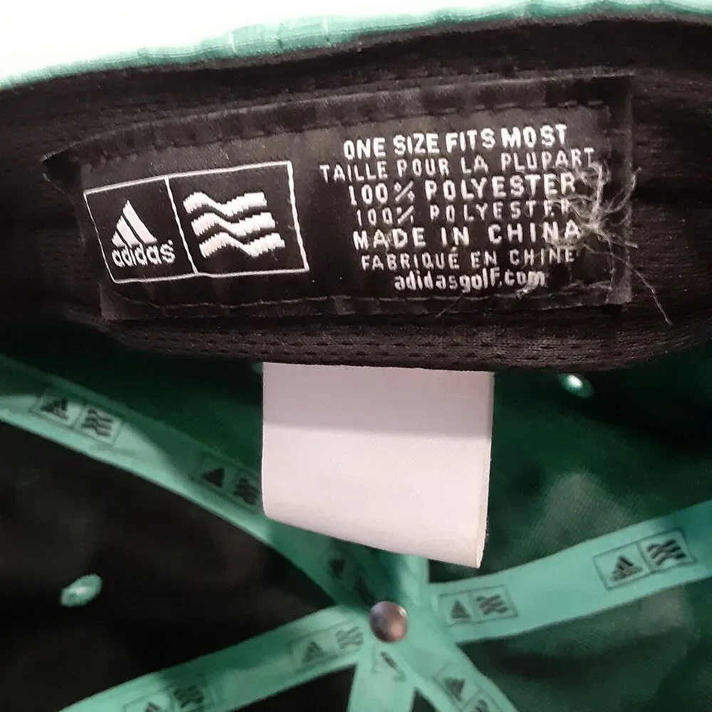 Adidas Augustine Golf Club Baseball Cap Reverse Tape Tiffany Blue